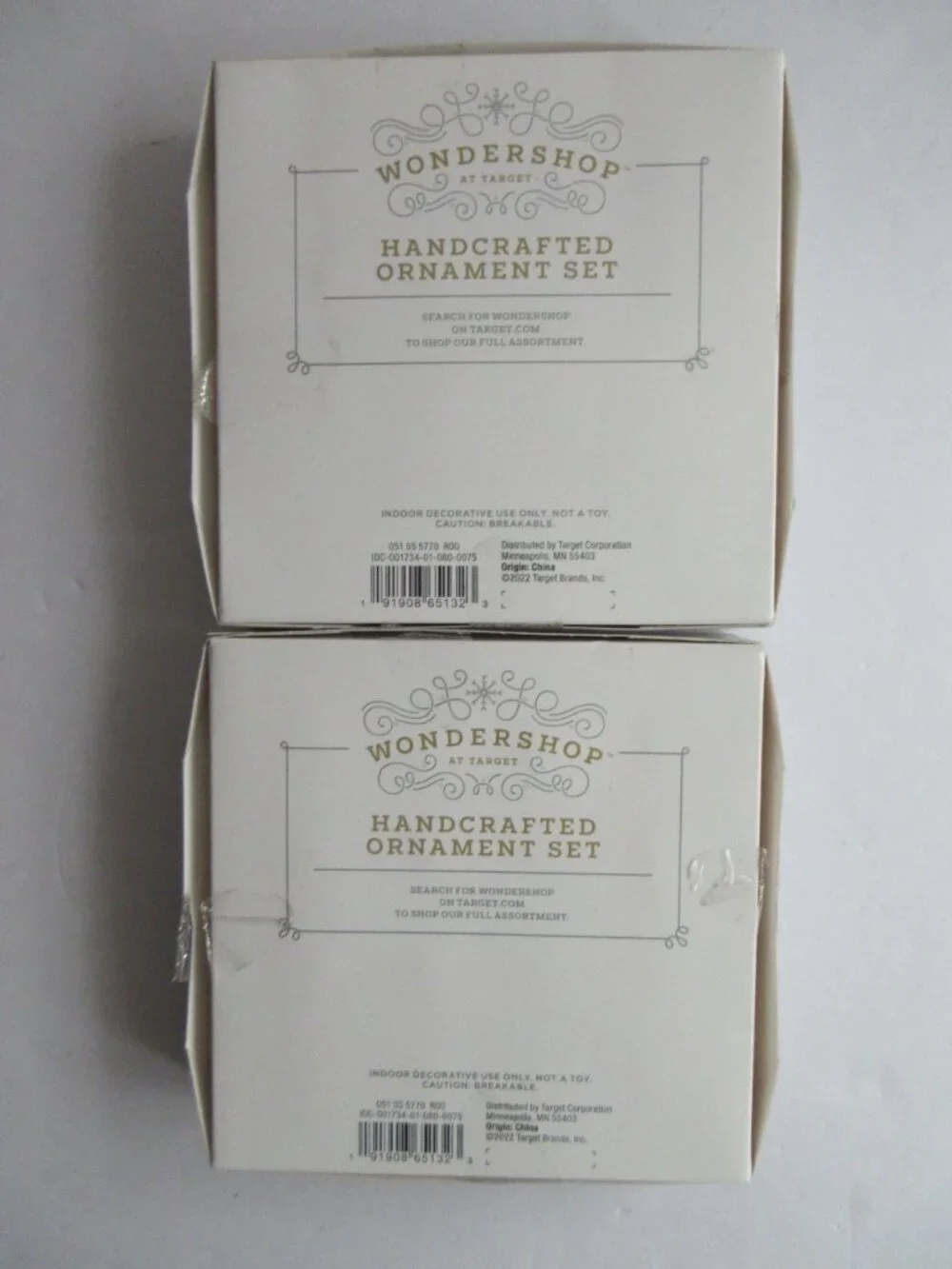 Target Wondershop Handcrafted Mini Glass Christmas Ornament 2 Boxes/32 total